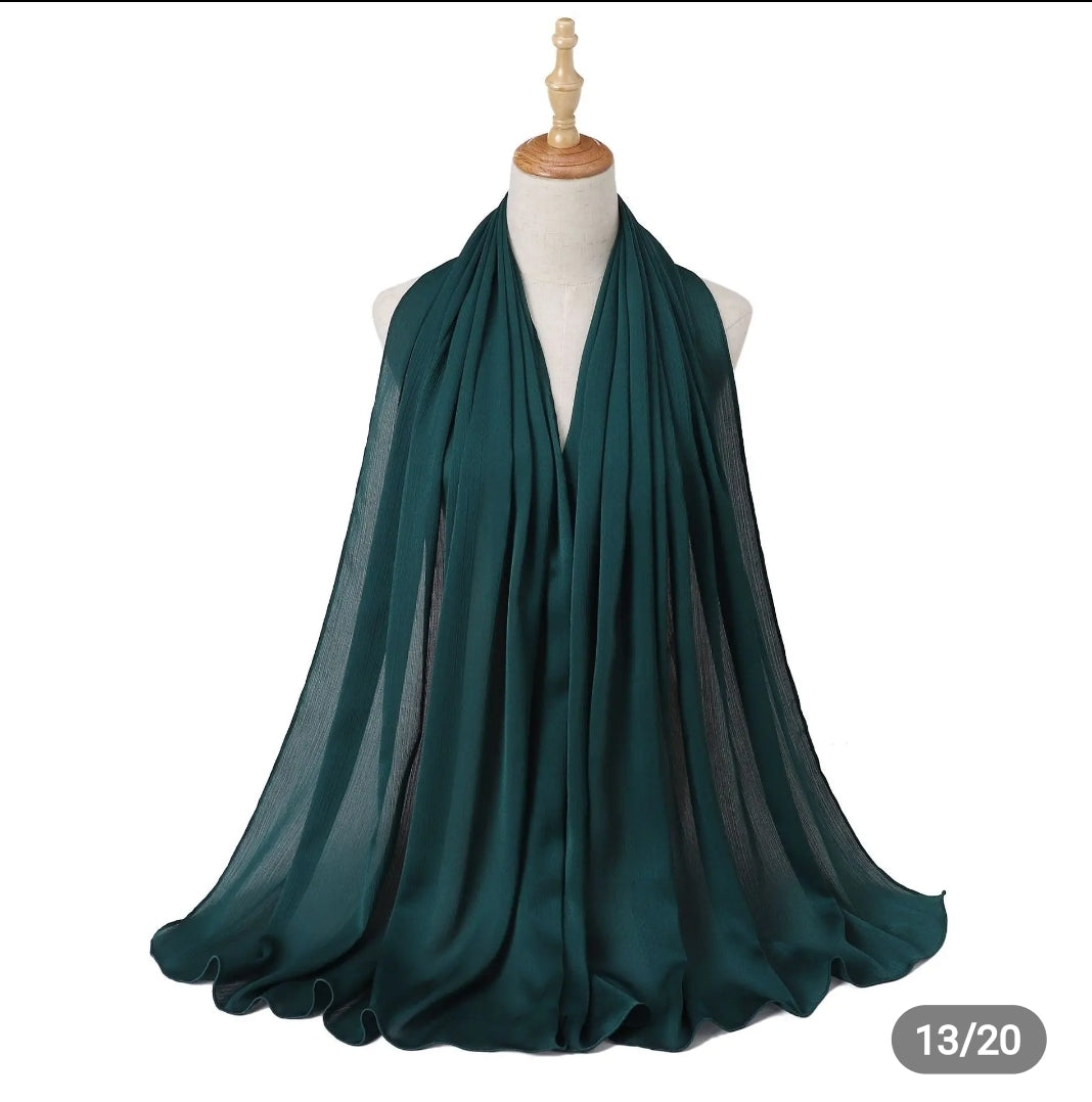 Malaysian satin silk hijab