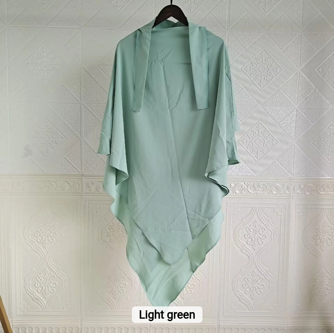 2 layer khimar Tuba