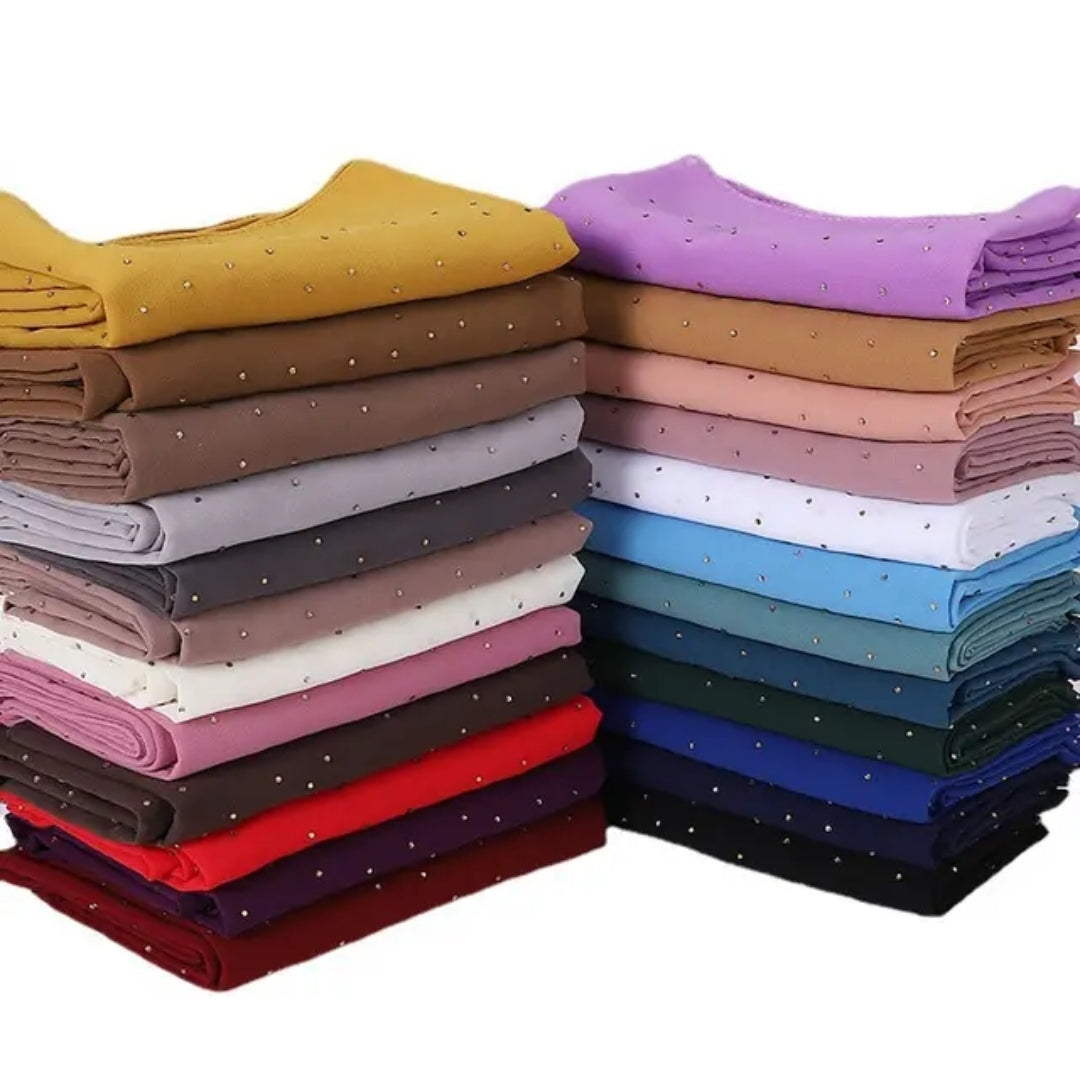 Diamond Georgette chiffon hijab