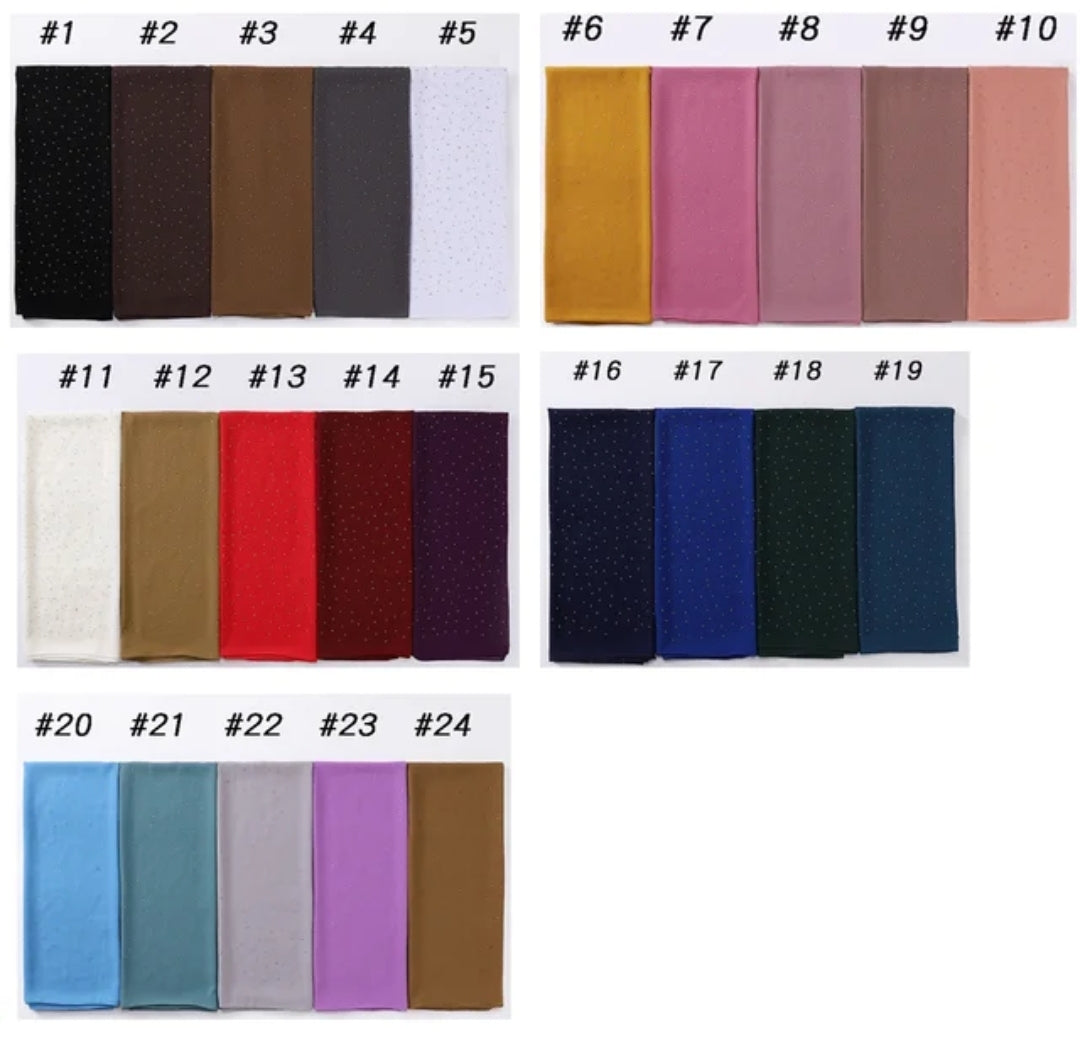 Diamond Georgette chiffon hijab