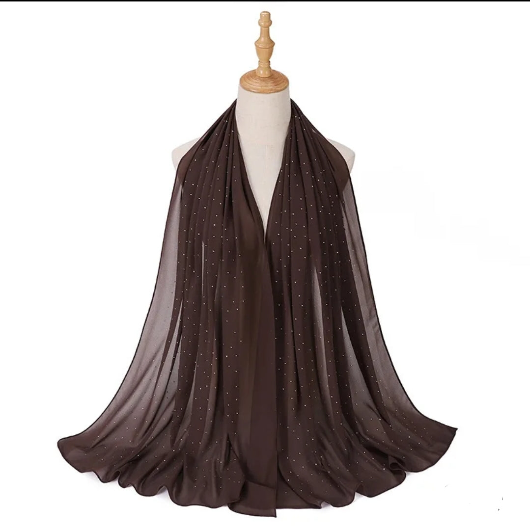 Diamond Georgette chiffon hijab