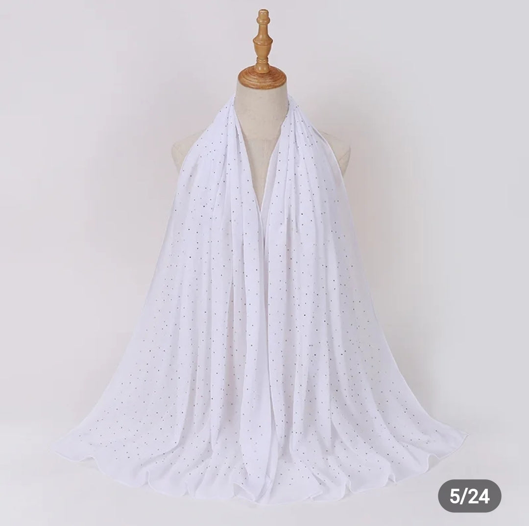 Diamond Georgette chiffon hijab