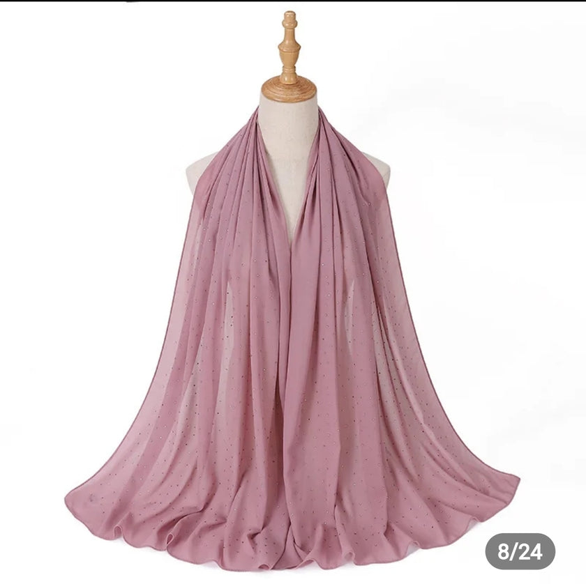 Diamond Georgette chiffon hijab