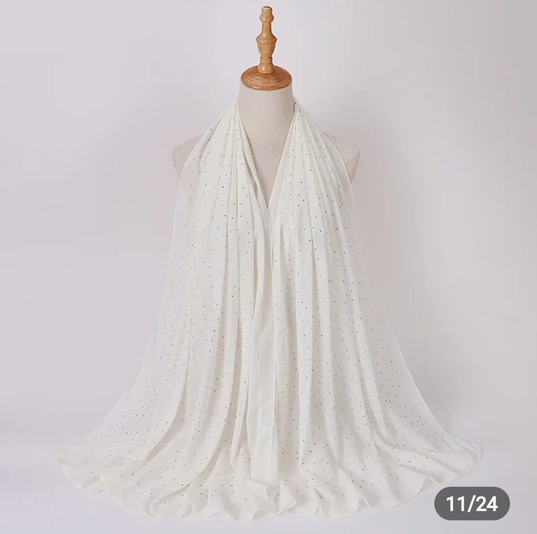 Diamond Georgette chiffon hijab