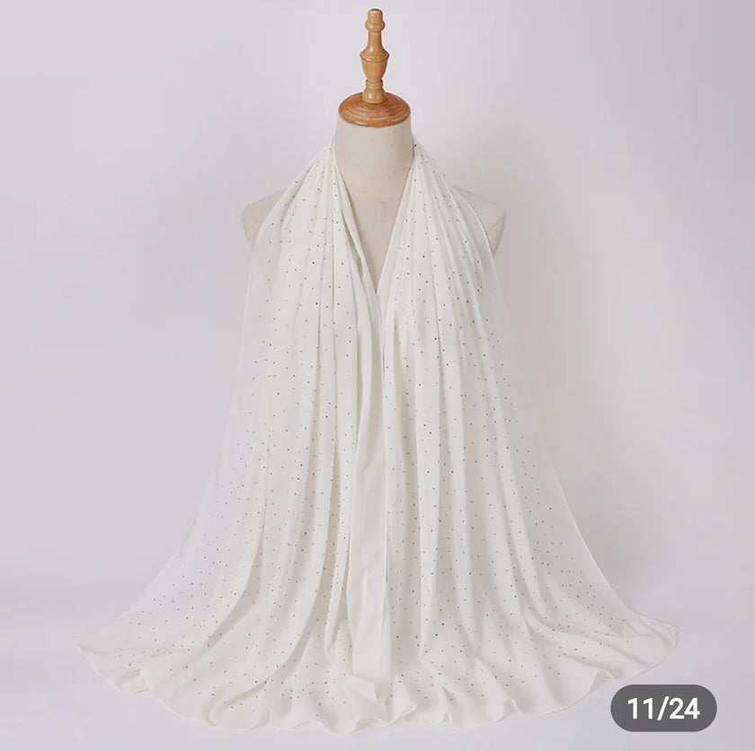 Diamond Georgette chiffon hijab