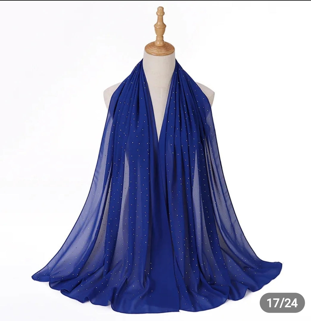 Diamond Georgette chiffon hijab