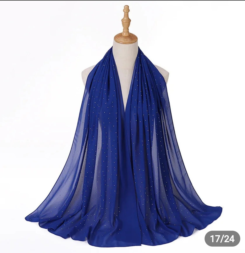 Diamond Georgette chiffon hijab