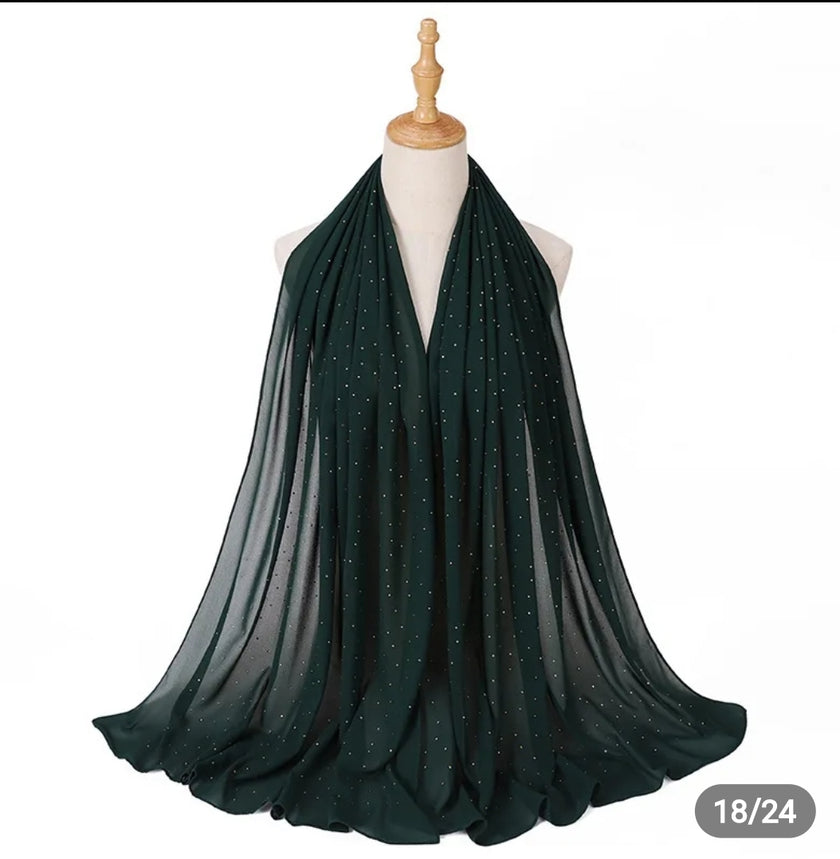 Diamond Georgette chiffon hijab