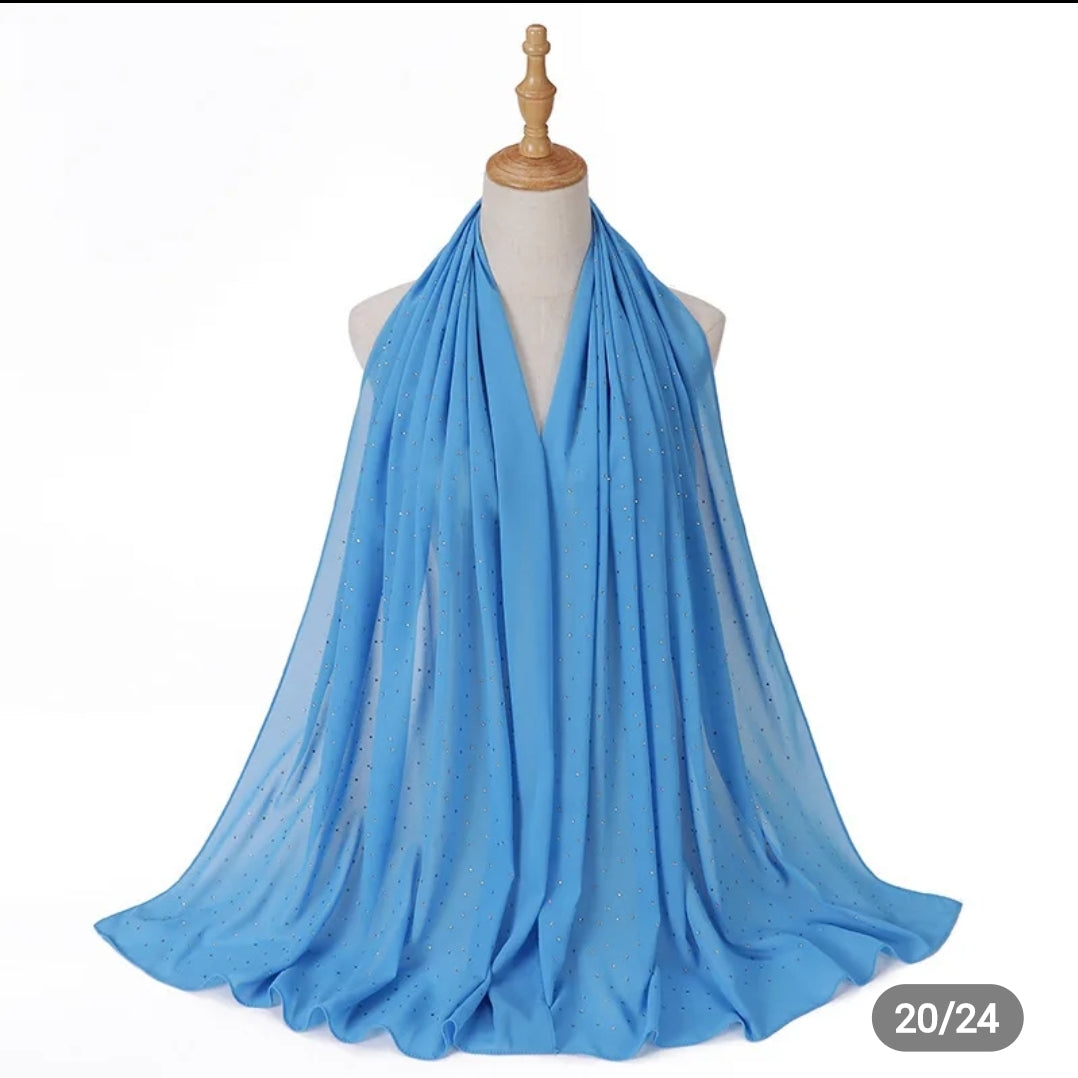 Diamond Georgette chiffon hijab