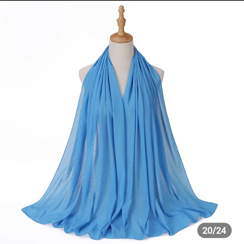 Diamond Georgette chiffon hijab