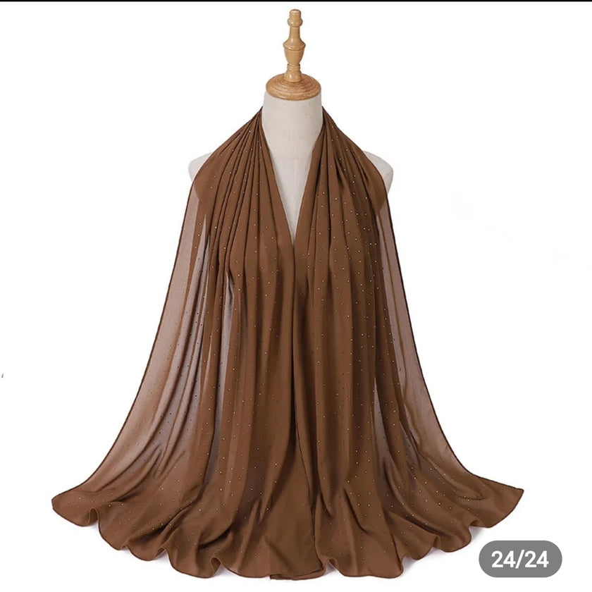 Diamond Georgette chiffon hijab