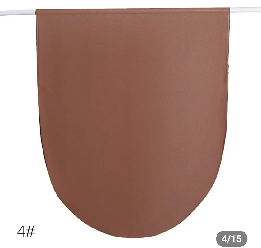 Round corner premium hijab