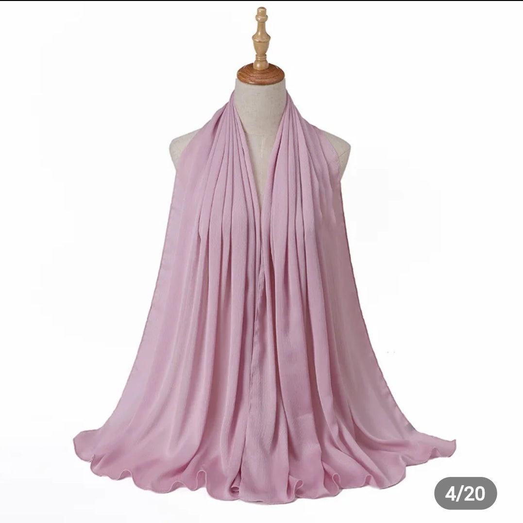 Malaysian satin silk hijab