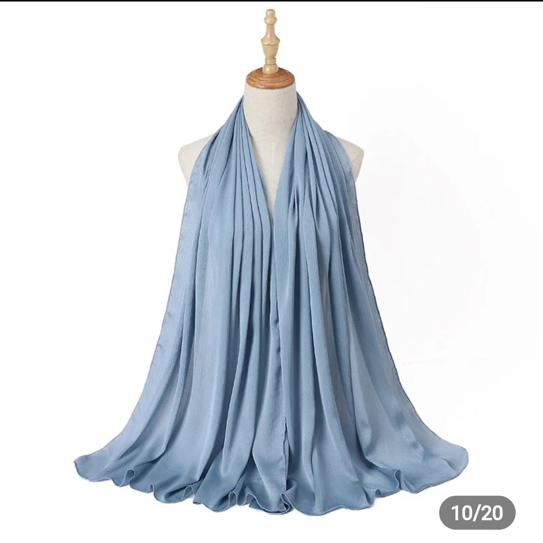 Malaysian satin silk hijab