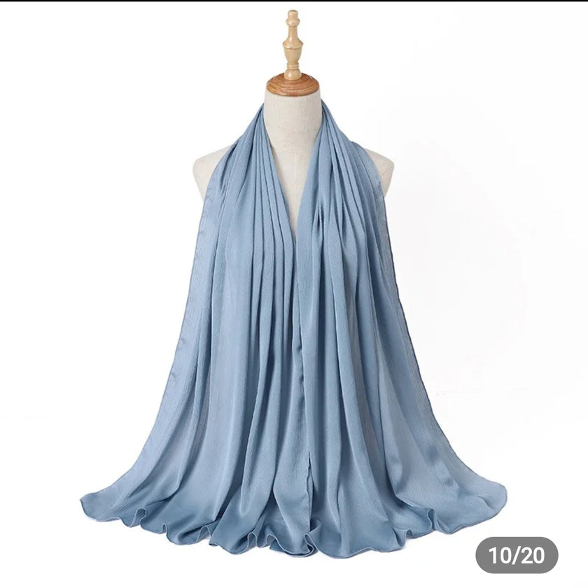 Malaysian satin silk hijab