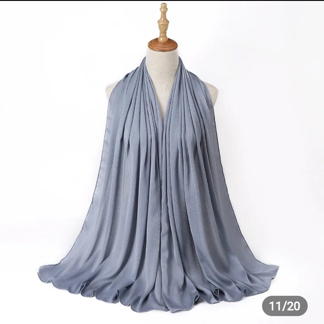 Malaysian satin silk hijab