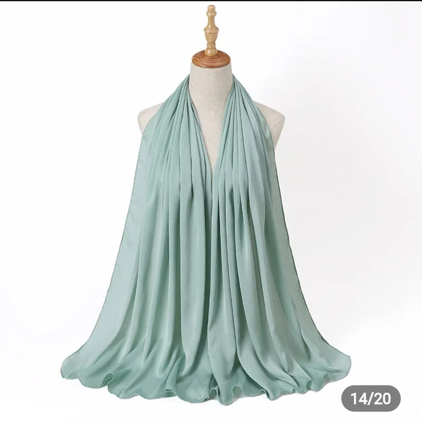 Malaysian satin silk hijab