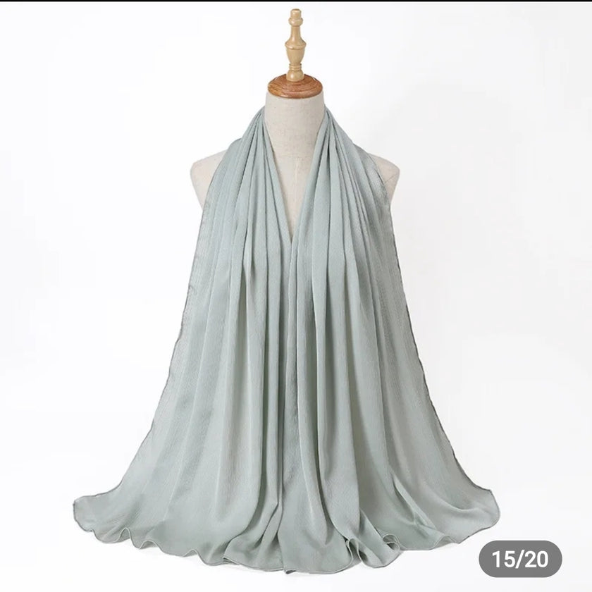 Malaysian satin silk hijab
