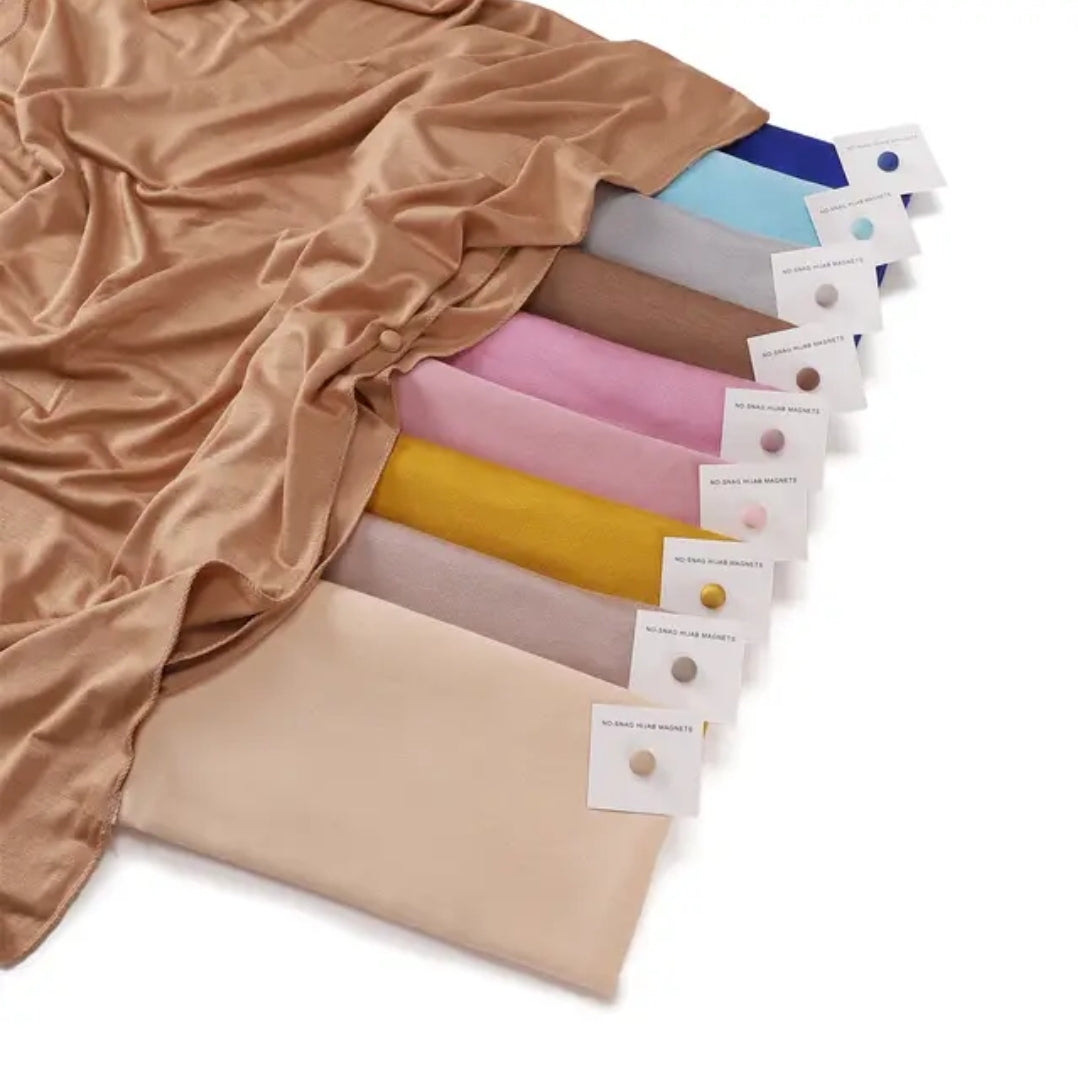 Premium cotton Jersey hijab with magnet