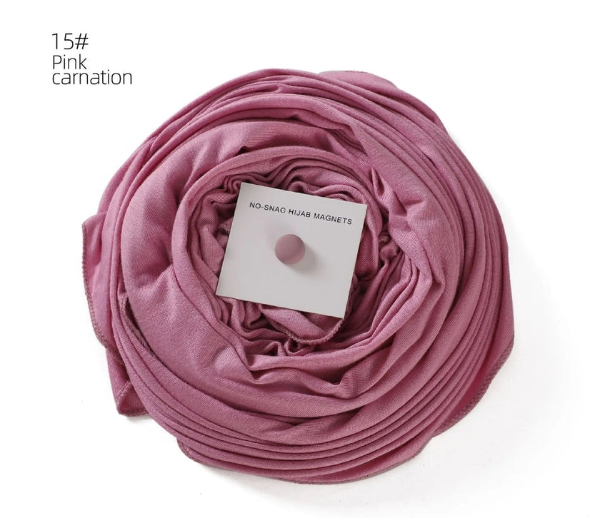 Premium cotton Jersey hijab with magnet