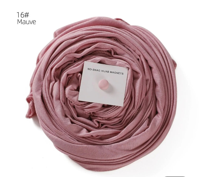 Premium cotton Jersey hijab with magnet