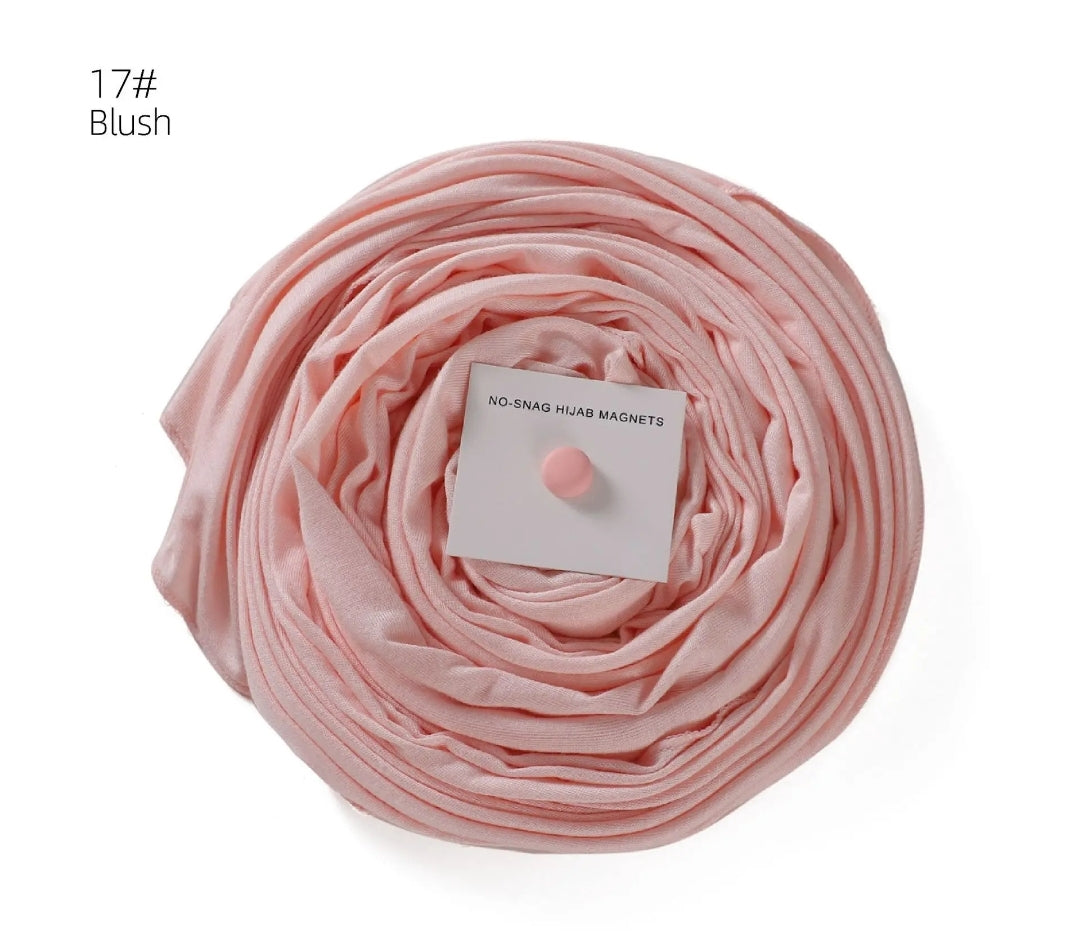 Premium cotton Jersey hijab with magnet
