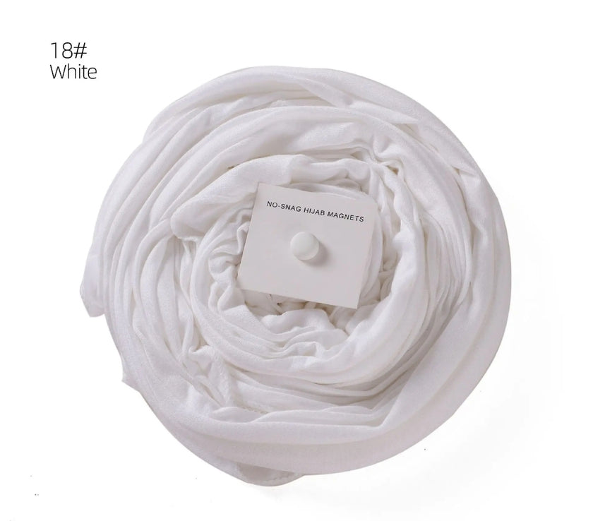 Premium cotton Jersey hijab with magnet