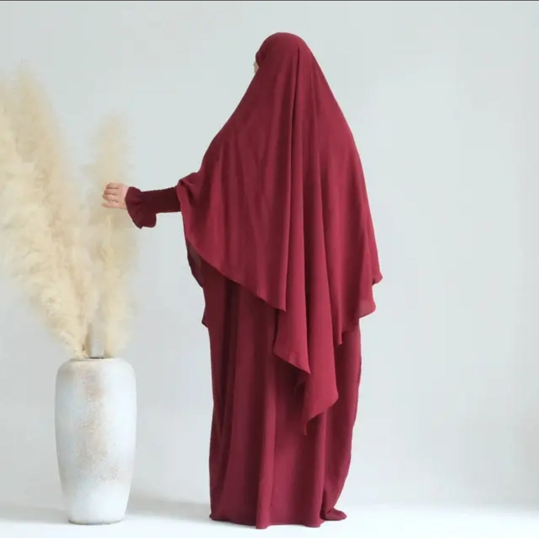 Butterfly khimar set