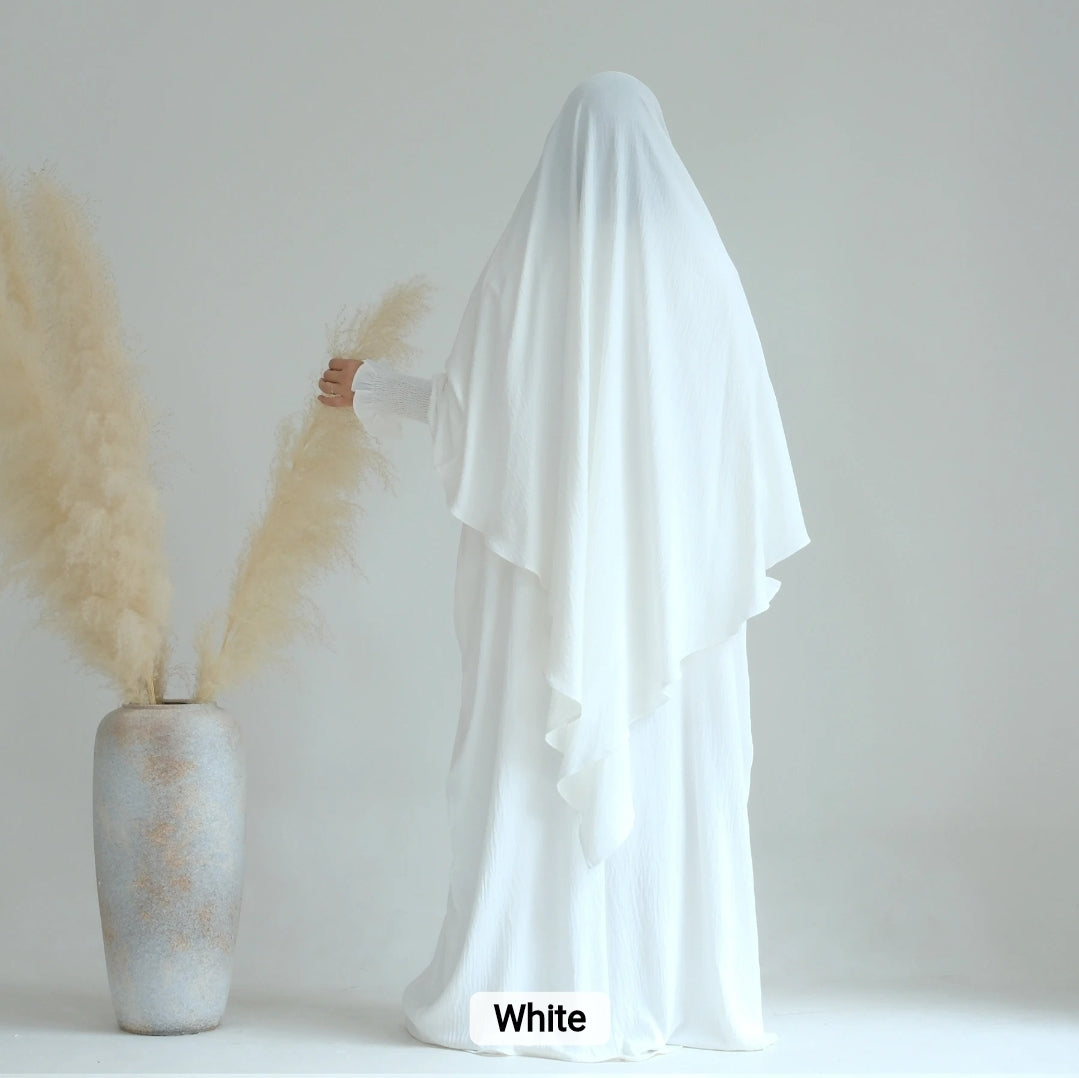 Butterfly khimar set