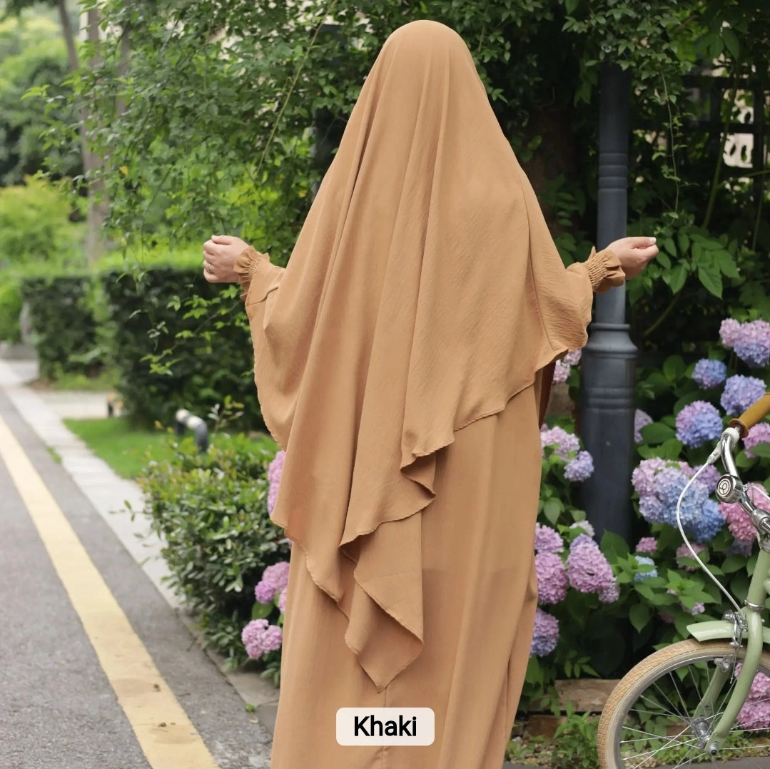 Butterfly khimar set