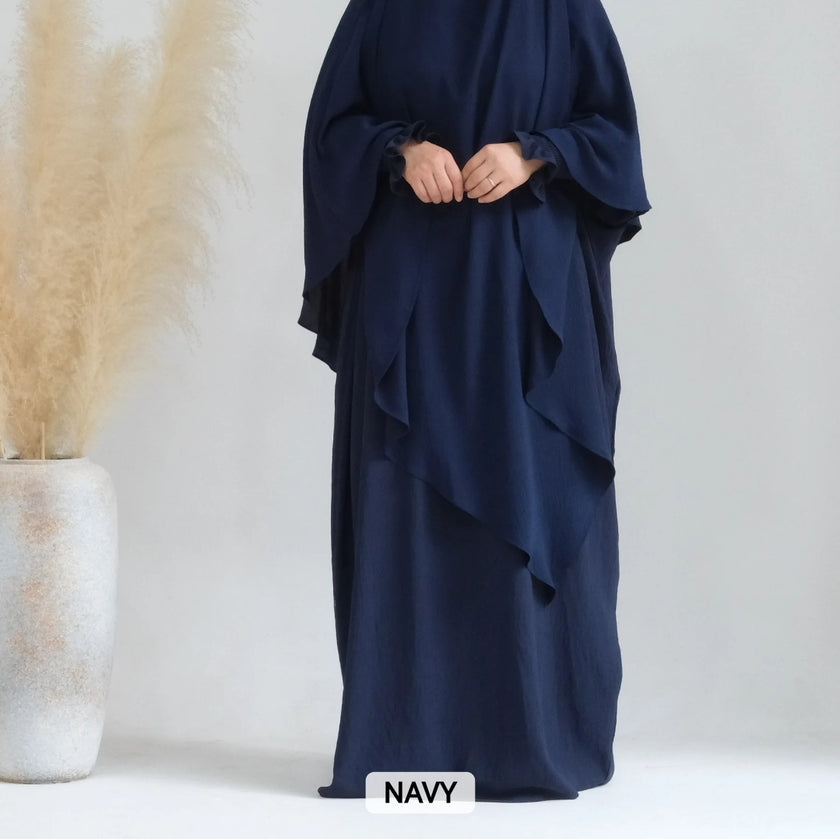 Butterfly khimar set