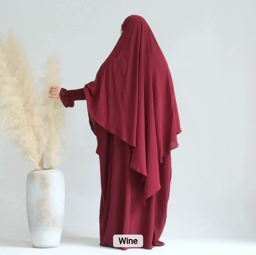 Butterfly khimar set