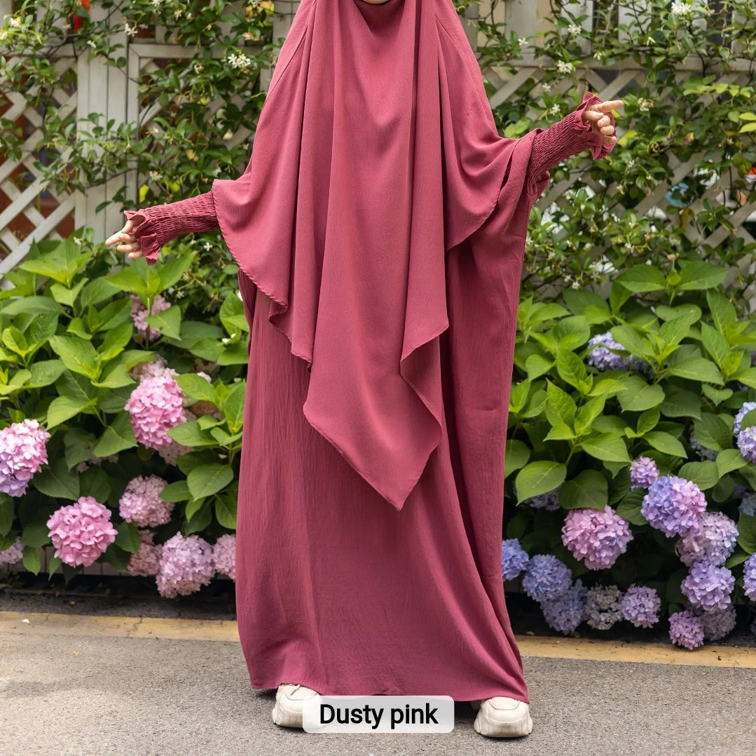 Butterfly khimar set