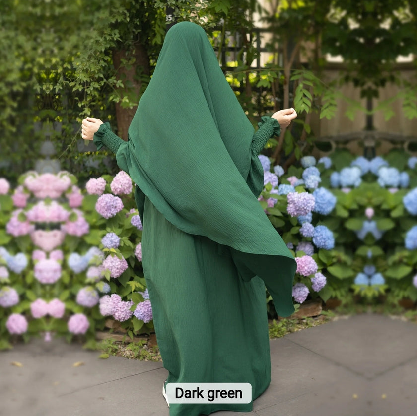 Butterfly khimar set