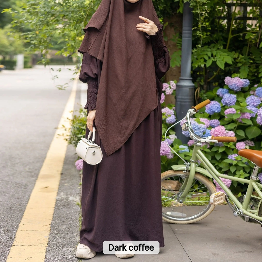 Butterfly khimar set