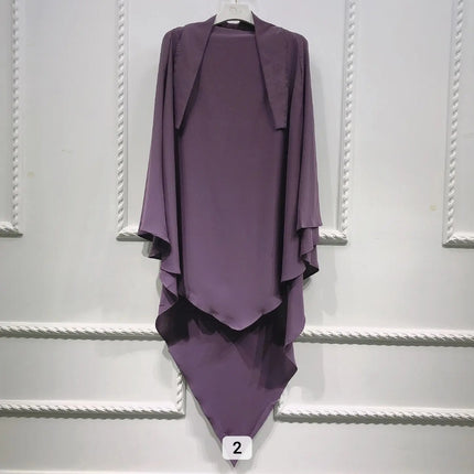 1 layer Turkish khimar