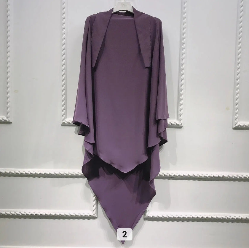 1 layer Turkish khimar