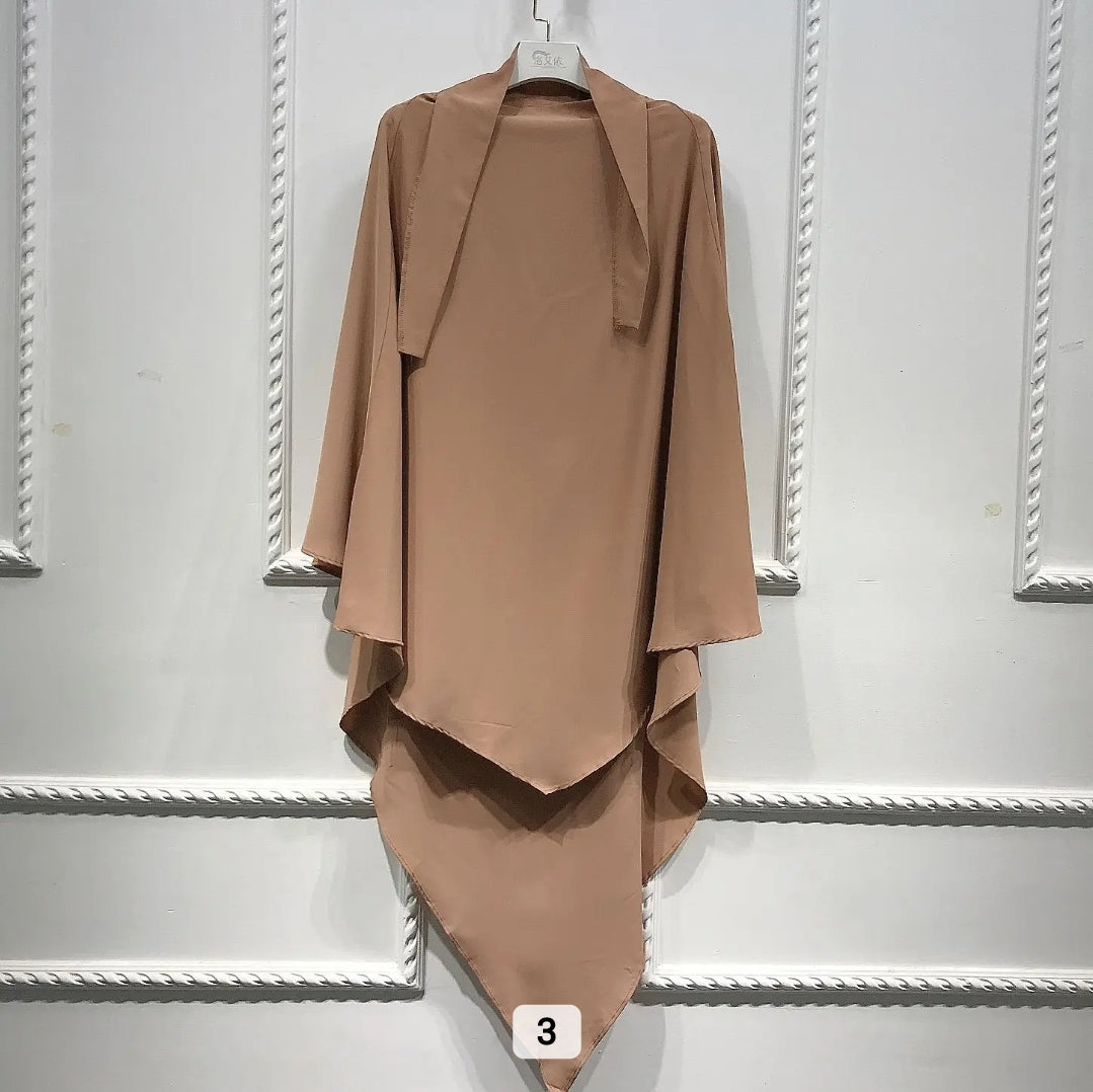 1 layer Turkish khimar