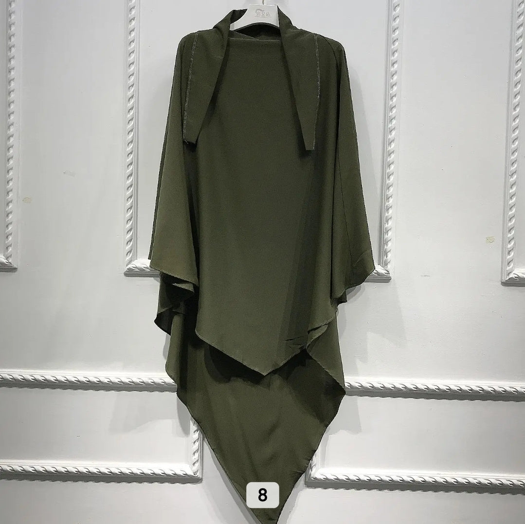 1 layer Turkish khimar