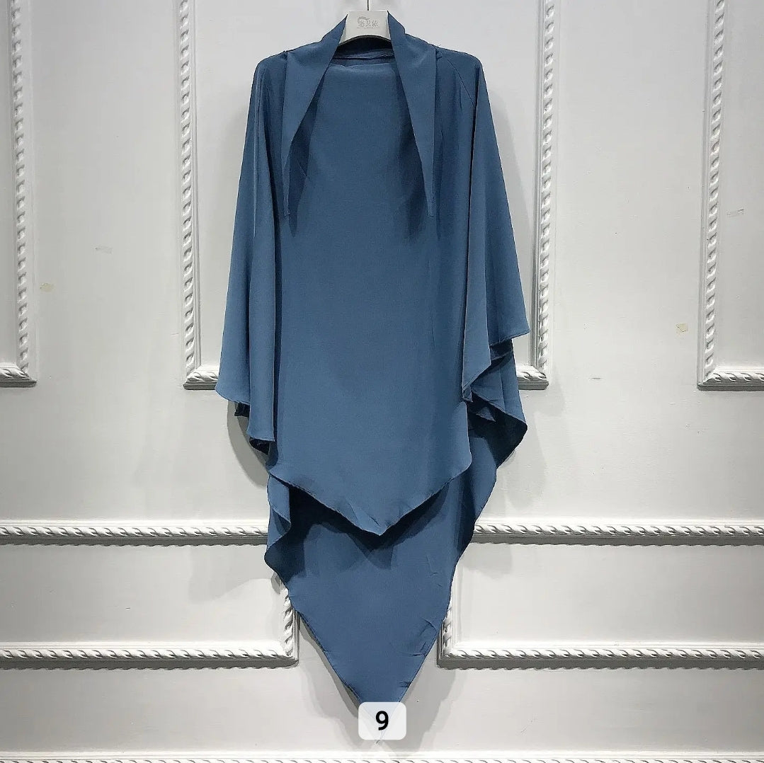 1 layer Turkish khimar