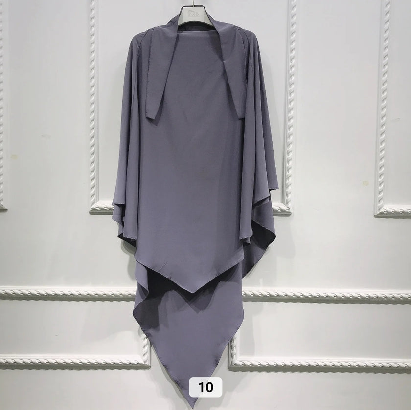 1 layer Turkish khimar