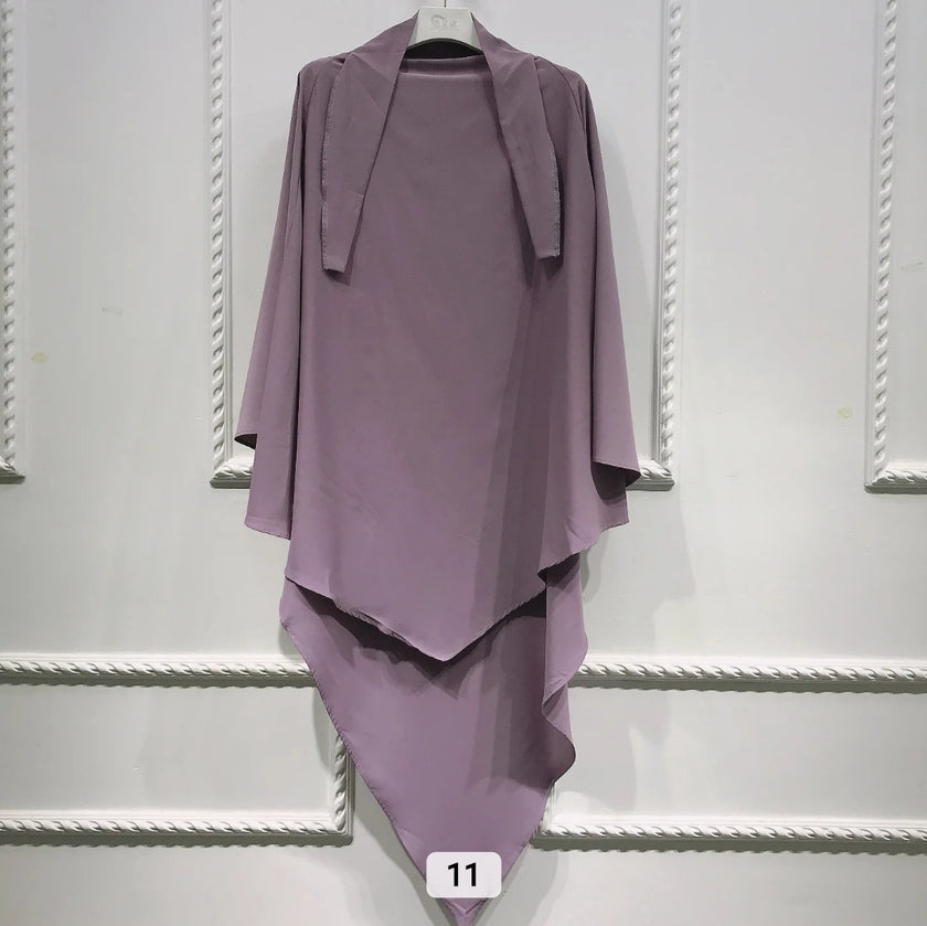 1 layer Turkish khimar