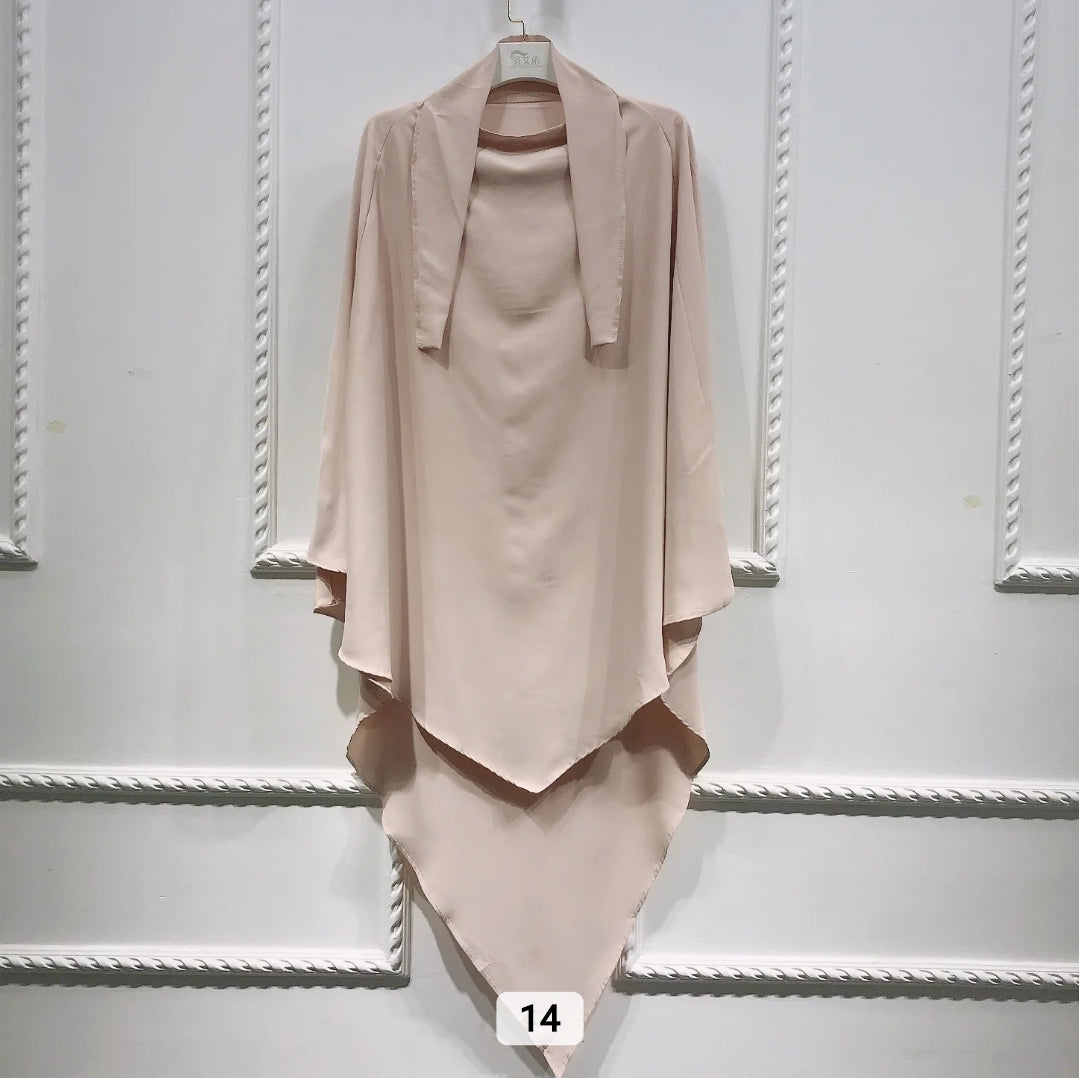 1 layer Turkish khimar