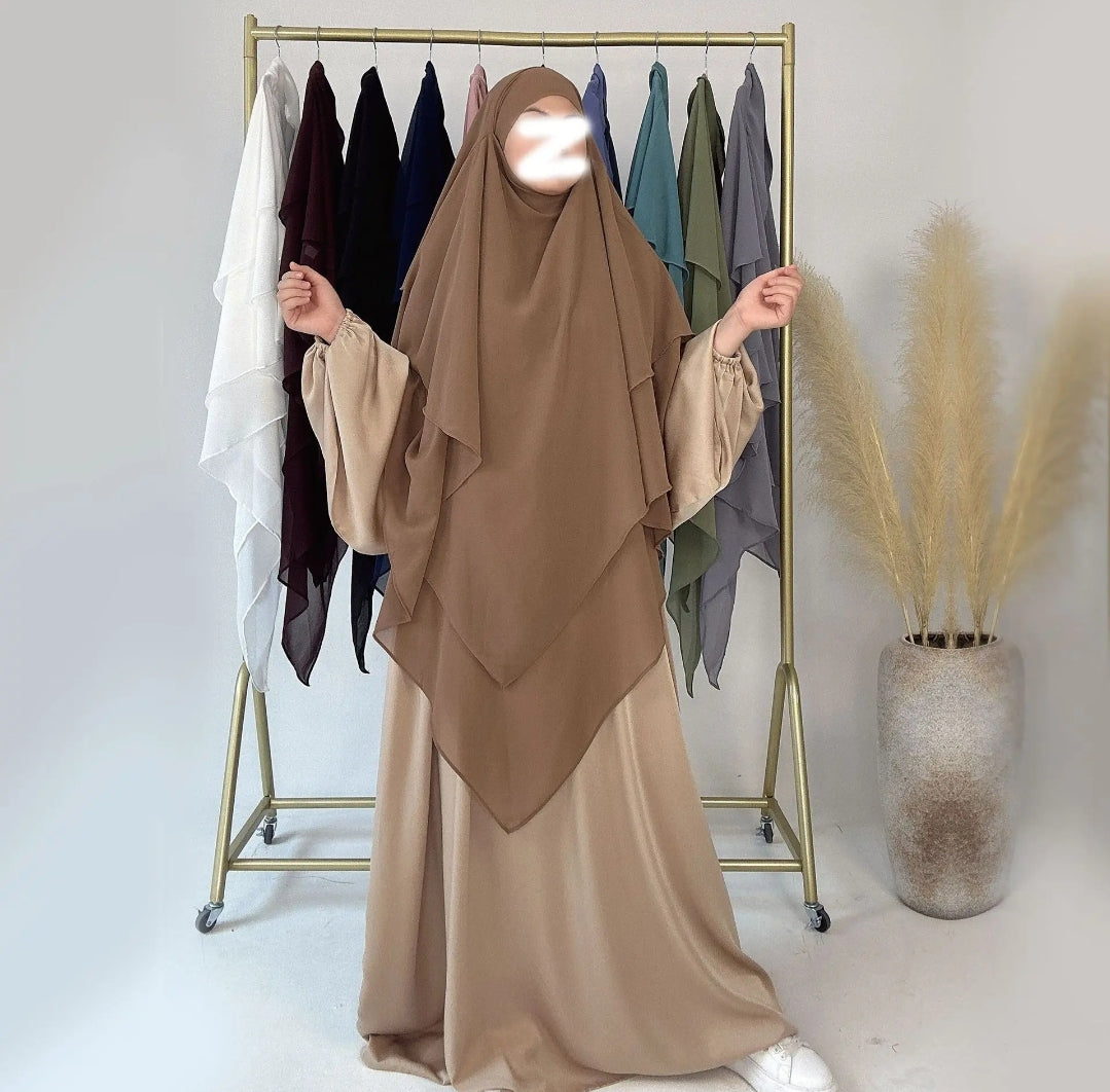 3 Layer Khimar Inaya