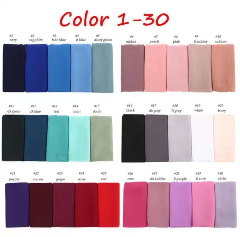 Premium chiffon hijab