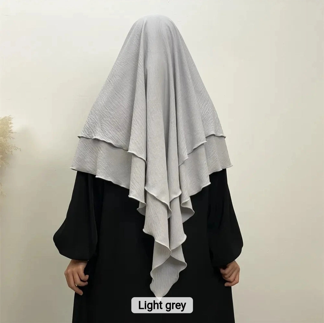 2 layer khimar Azra