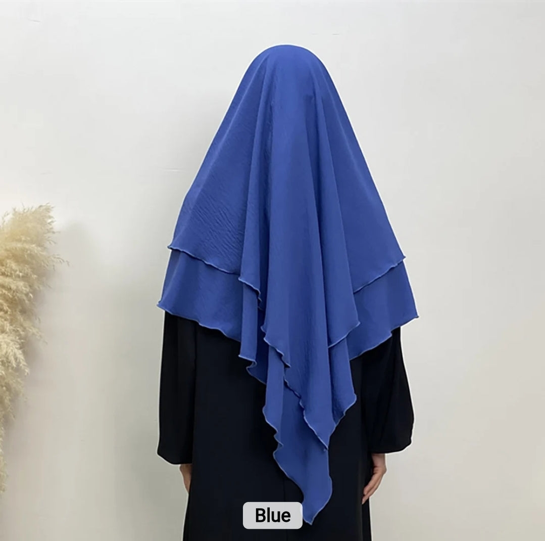 2 layer khimar Azra