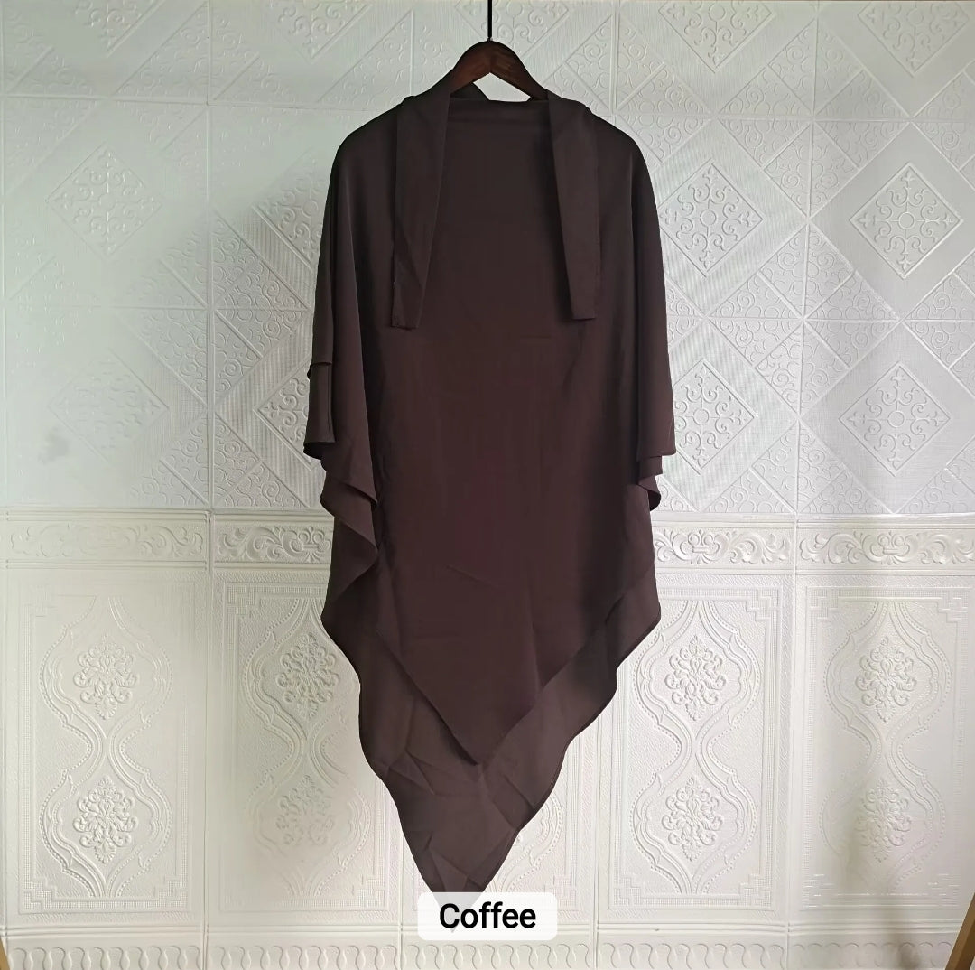 2 layer khimar Tuba