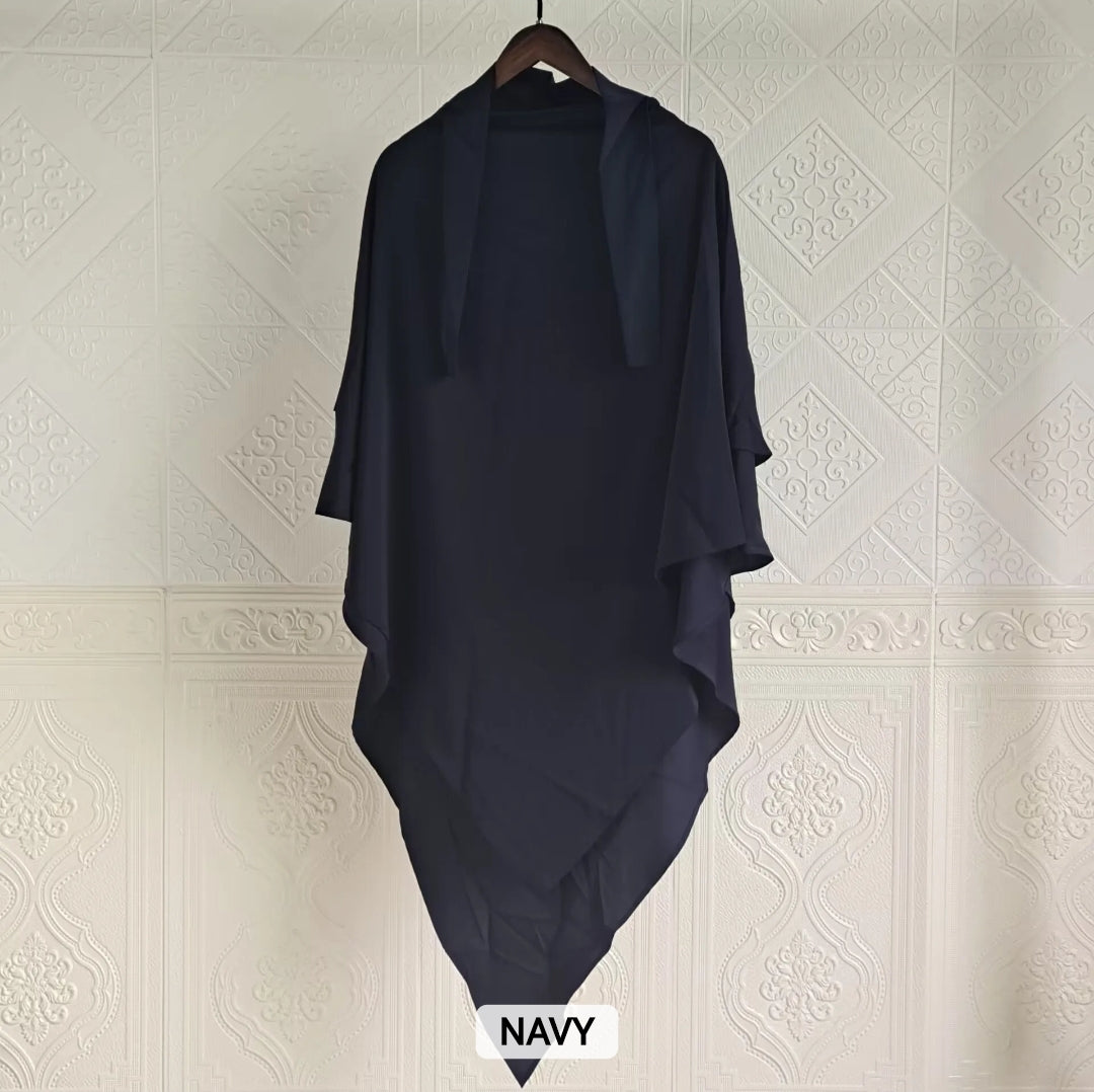 2 layer khimar Tuba