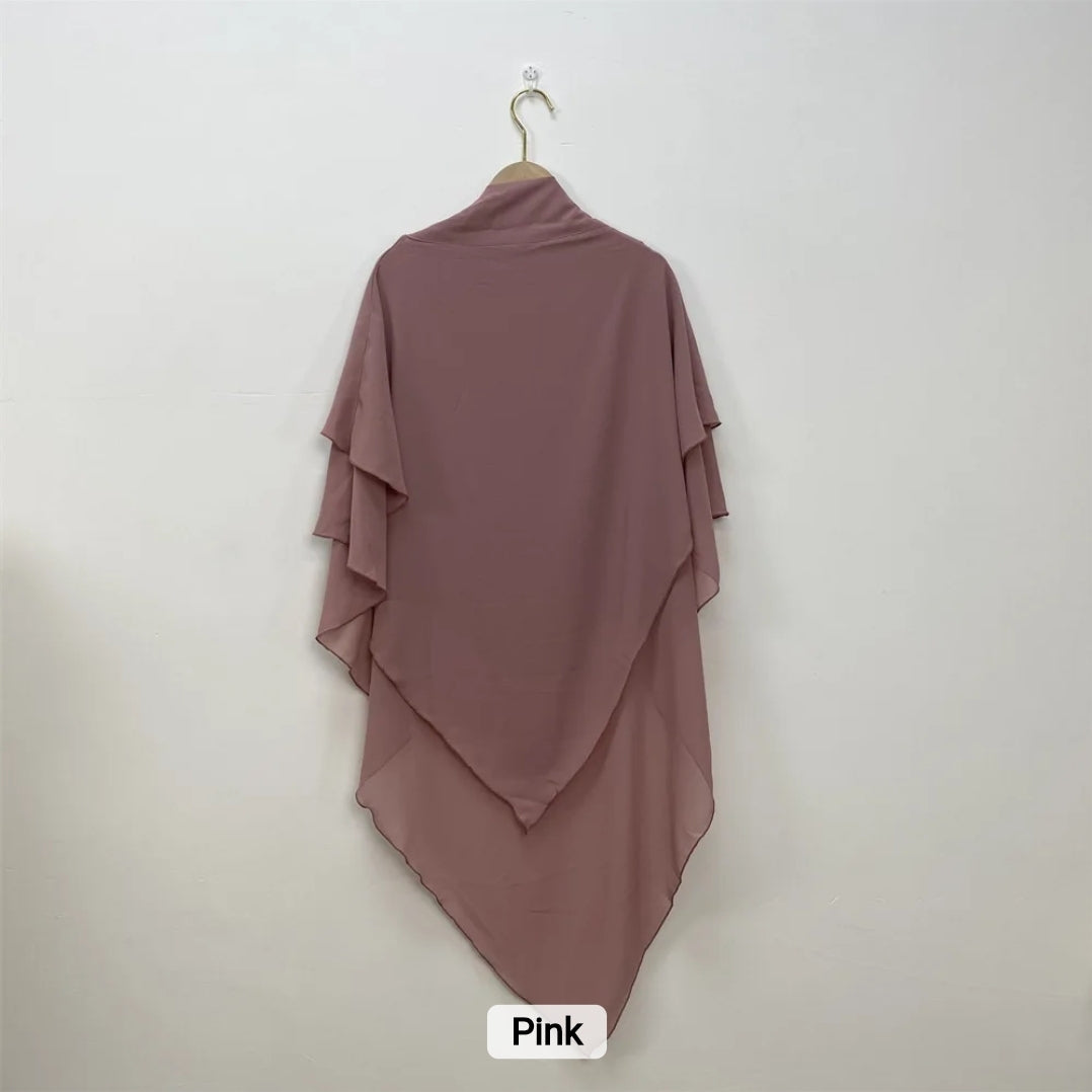 2 layer khimar Iqra